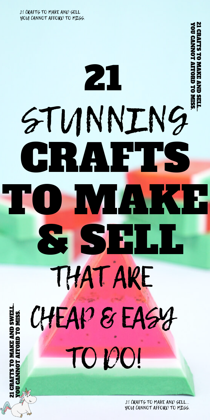 21 Brilliant Crafts To Make And Sell For Extra Cash In 2020 | The Mummy Front -   20 diy Art crafts ideas