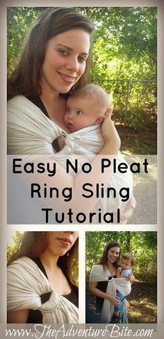 How To Sew A Ring Sling With A Gathered Shoulder -   21 diy Baby sling ideas
