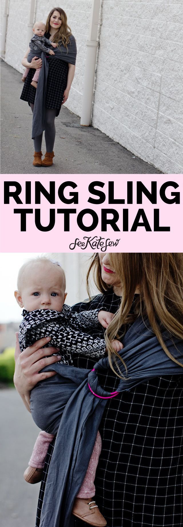How to Make a Ring Sling Carrier for Baby - see kate sew -   21 diy Baby sling ideas