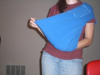 At Last!  Behold the T-shirt Baby Sling! -   21 diy Baby sling ideas