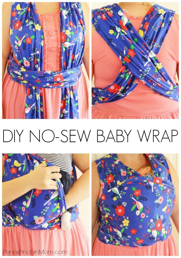 How to Make Your Own No-Sew Moby Wrap -   21 diy Baby sling ideas
