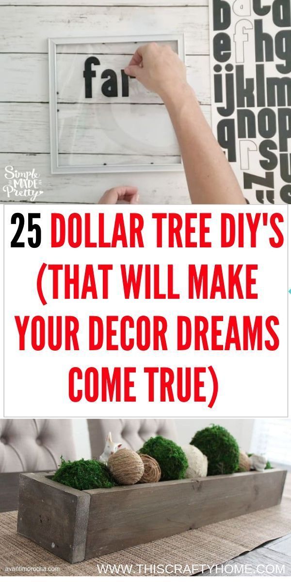 25 DIY Dollar Tree Crafts (That will totally fulfill your farmhouse decor dreams) -   21 diy Dollar Tree crafts ideas
