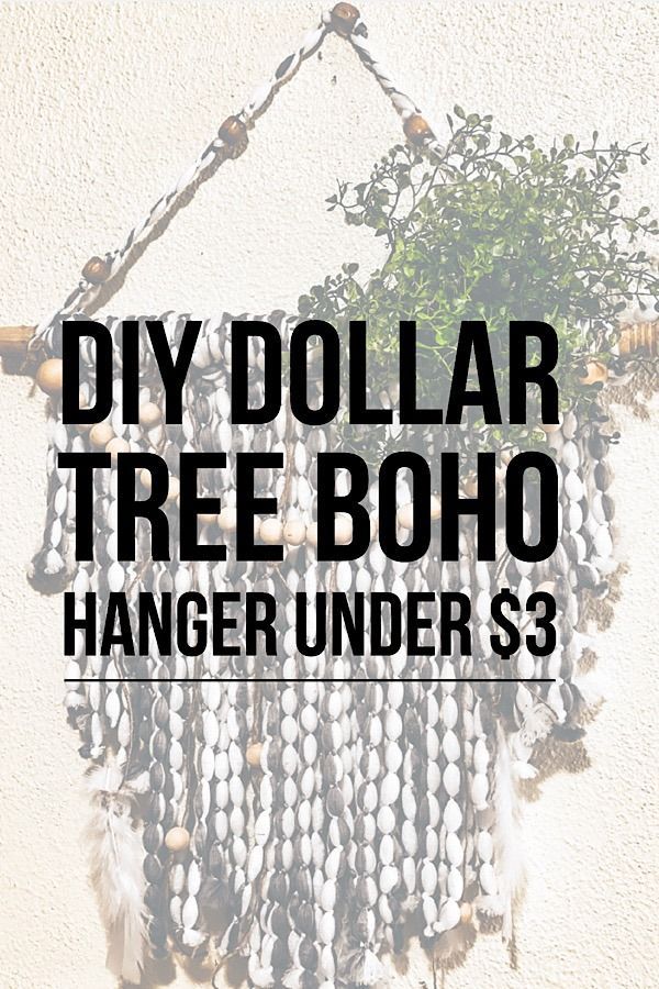 DIY Dollar Tree BOHO Hanger - DIY Living By Talisa Lindsay -   21 diy Dollar Tree crafts ideas