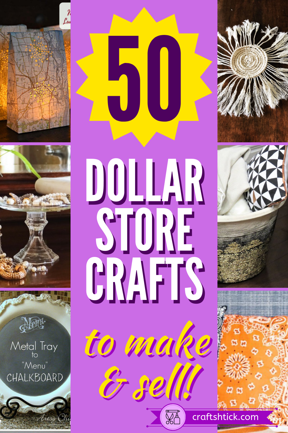 Dollar Tree Crafts And DIY Projects • Craft Shtick -   21 diy Dollar Tree crafts ideas