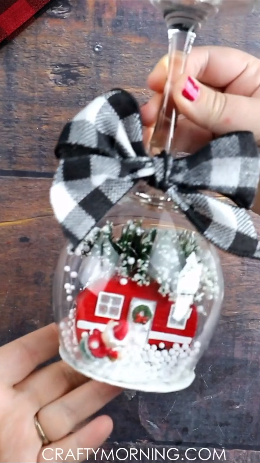 Wine Glass Snow Globe Candle Holders -   25 diy Christmas videos ideas
