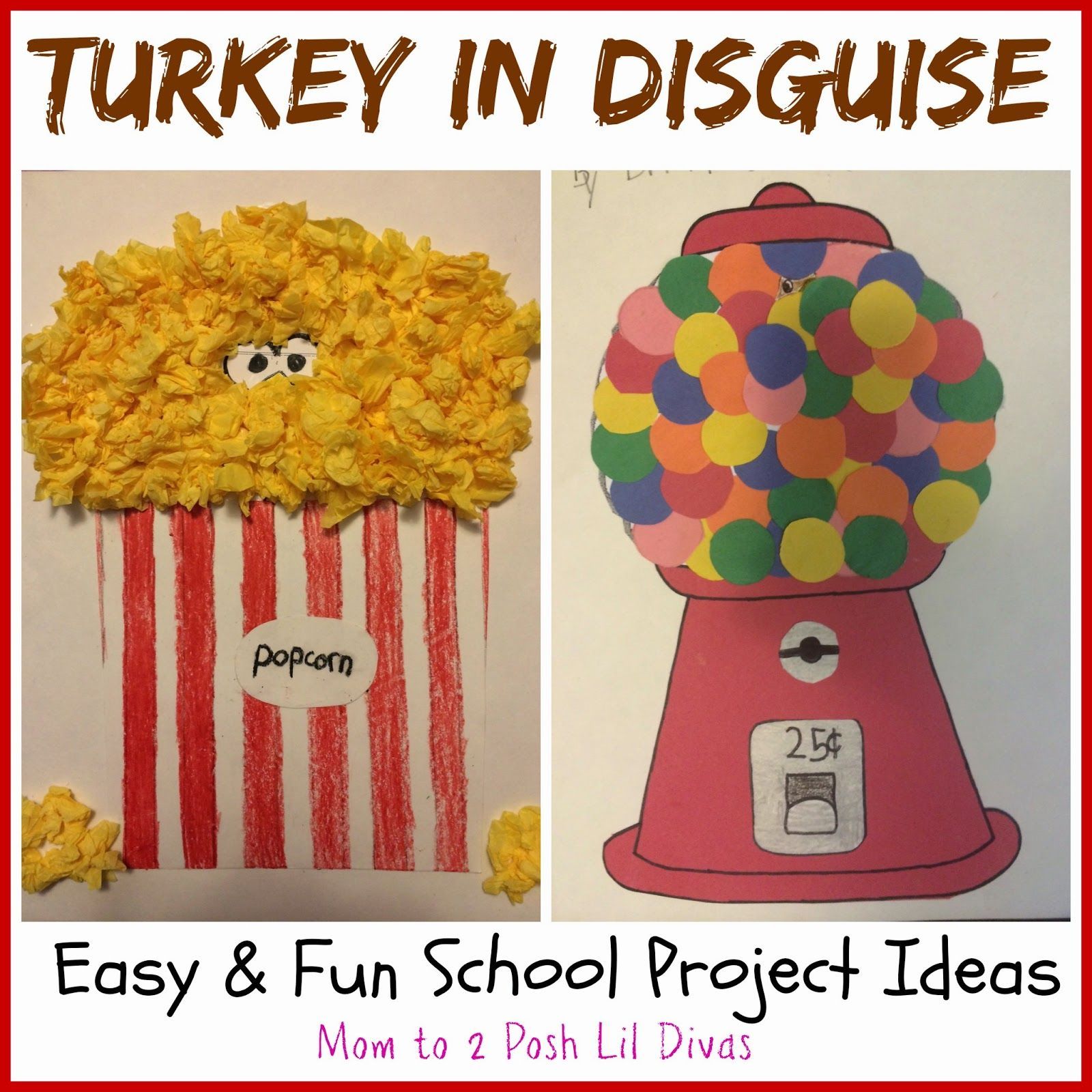 Easy and Fun Turkey in Disguise Projects -   14 disguise a turkey project boy easy ideas