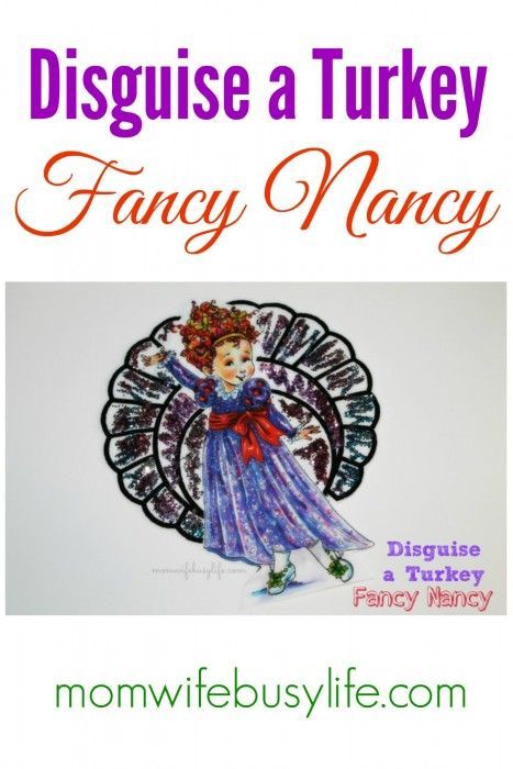 Disguise a Turkey - Fancy Nancy - Mom. Wife. Busy Life. -   14 mermaid turkey disguise project ideas