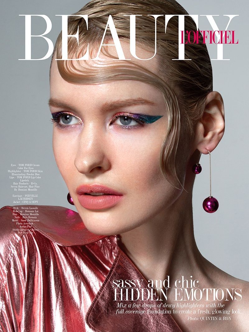 Snow Dollkinson Poses in Eye-Catching Beauty for L'Officiel Australia -   15 70s beauty Editorial ideas