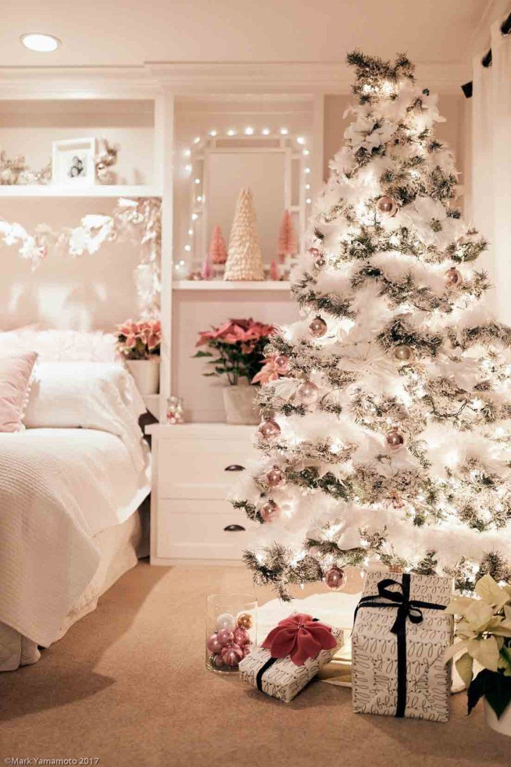 Our Holiday Home Night Tour - Happy Happy Nester -   16 christmas decor for bedroom ideas