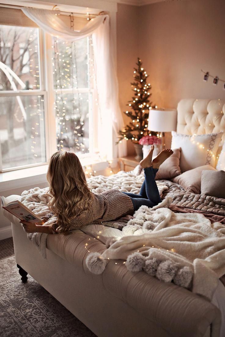 7 Holiday Decor Ideas for Your Bedroom - Welcome to Olivia Rink -   16 christmas decor for bedroom ideas