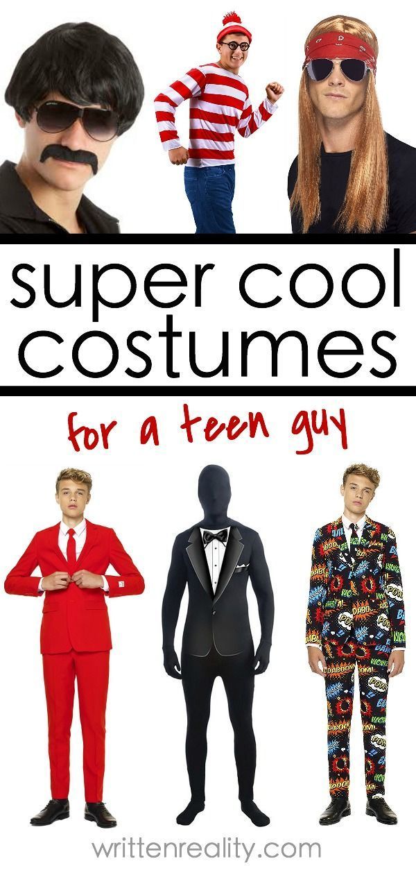 Halloween Costume Ideas for Teen Boys - Written Reality -   16 diy Halloween Costumes for guys ideas
