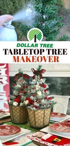 Turn this $1 Dollar Tree Christmas Tree into Festive Home Decor! -   16 xmas crafts decorations dollar stores ideas