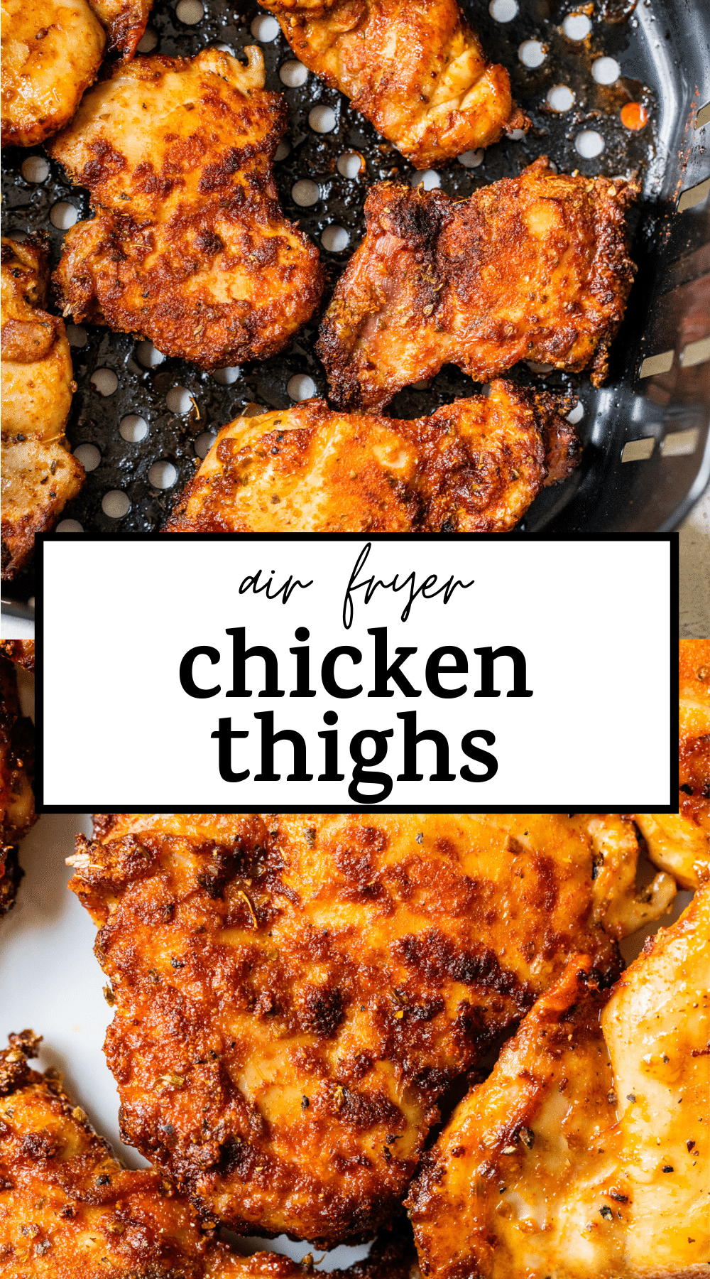 Air Fryer Chicken Thighs - The Almond Eater -   17 air fryer recipes chicken thighs ideas