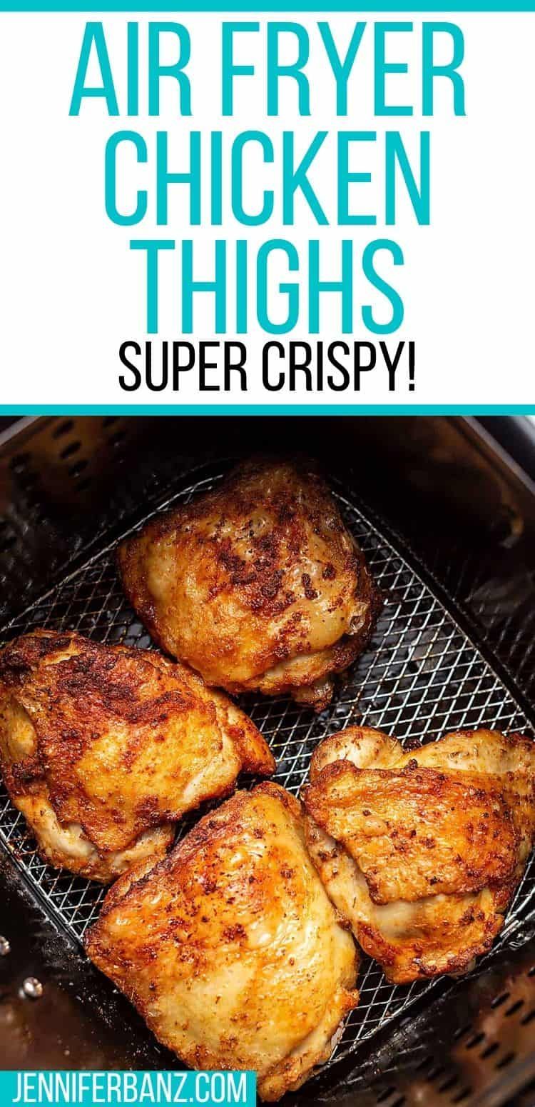 Air Fryer Chicken Thighs - Super Crispy! • Low Carb with Jennifer -   17 air fryer recipes chicken thighs ideas