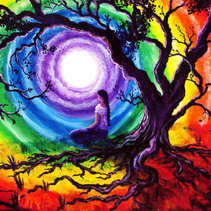 Tree of Life Meditation by Laura Iverson -   17 beauty Life painting ideas