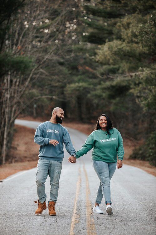 Rekeisha & Ross's Blessed Mountainous Engagement — Our Love In Color -   17 christmas photoshoot couples black ideas