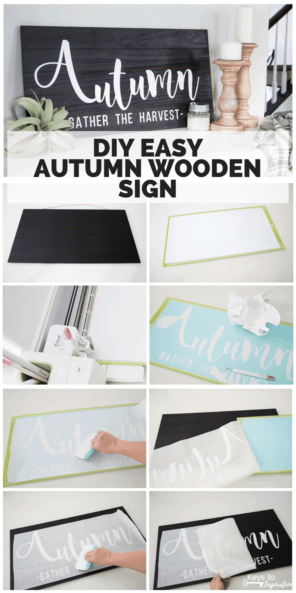 DIY Easy Autumn Wooden Sign » Christene Holder -   17 diy projects to try crafts ideas