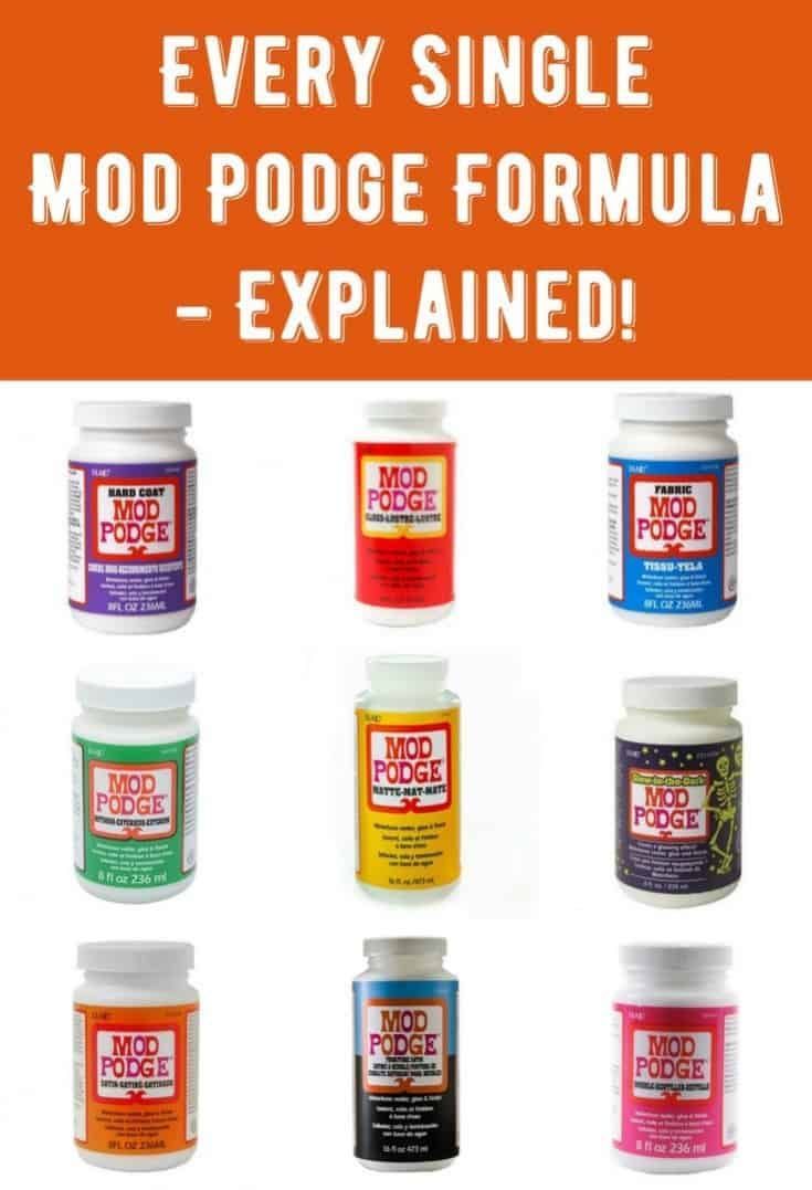Every Single Mod Podge Formula - Explained! - Mod Podge Rocks -   17 diy projects to try crafts ideas