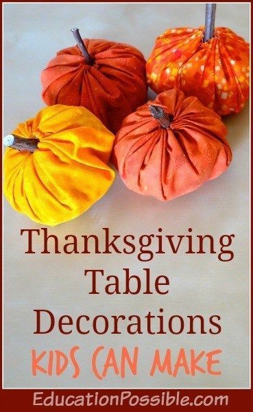 Table Decorations Kids -   17 diy thanksgiving centerpieces for kids ideas