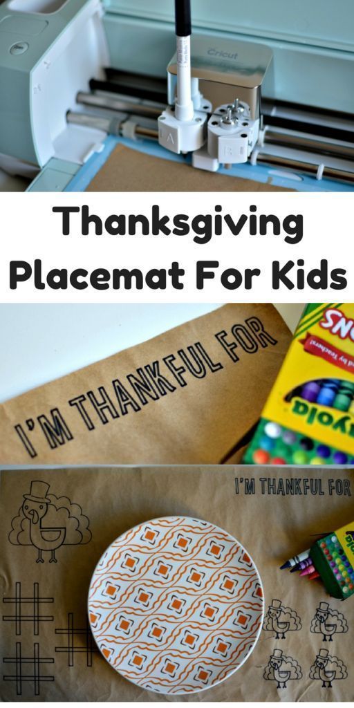 DIY Thanksgiving Placemats For Kids - Tastefully Frugal -   17 diy thanksgiving centerpieces for kids ideas