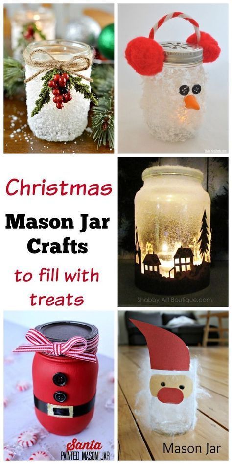 The Sweetest Christmas Mason Jar Crafts - How Wee Learn -   17 fabric crafts christmas mason jars ideas