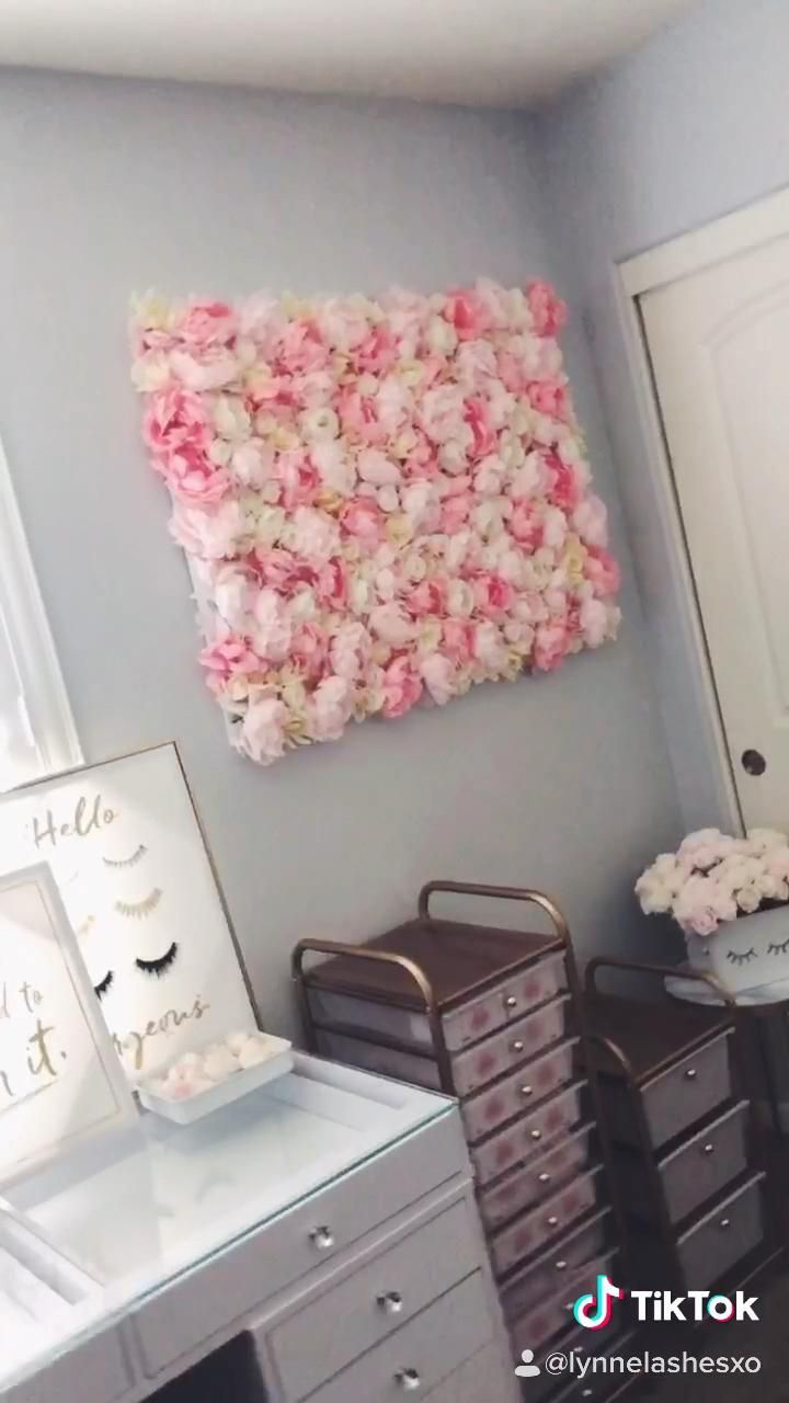 How to create a flower wall! DIY -   17 home decor for cheap diy bedrooms ideas