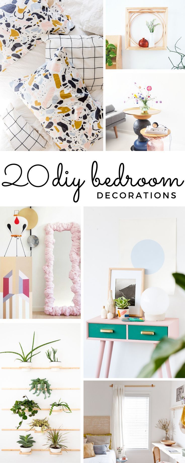 20 EASY DIY BEDROOM DECOR IDEAS FOR WOMEN ON A BUDGET -   17 home decor for cheap diy bedrooms ideas