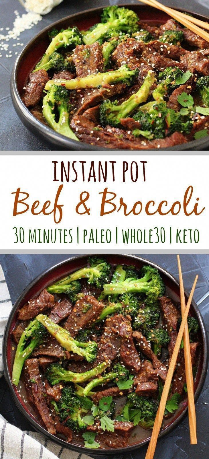 Instant Pot Beef and Broccoli: Whole30, Paleo and 30 Minutes! - Whole Kitchen Sink -   17 instant pot recipes healthy family dinners beef ideas