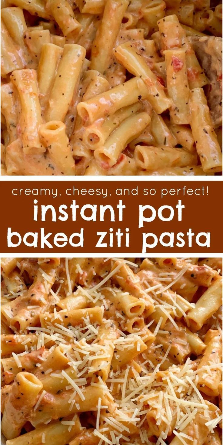 Perfect Instant Pot Baked Ziti -   17 instant pot recipes healthy family dinners beef ideas