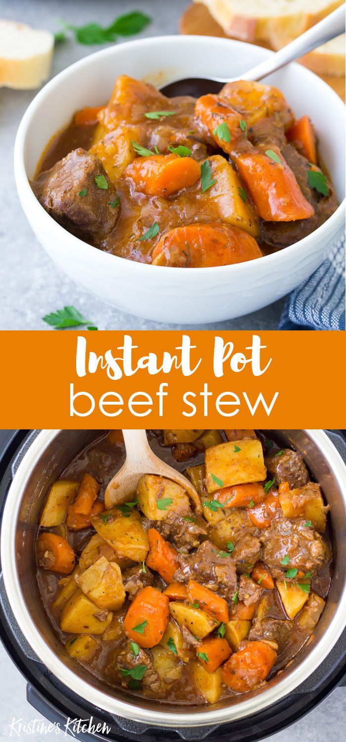 Instant Pot Beef Stew Recipe -   17 instant pot recipes healthy family dinners beef ideas