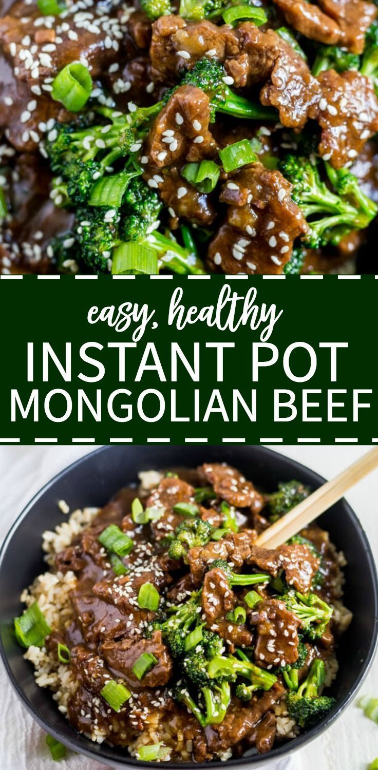 Healthy Instant Pot Mongolian Beef | What Molly Made -   17 instant pot recipes healthy family dinners beef ideas