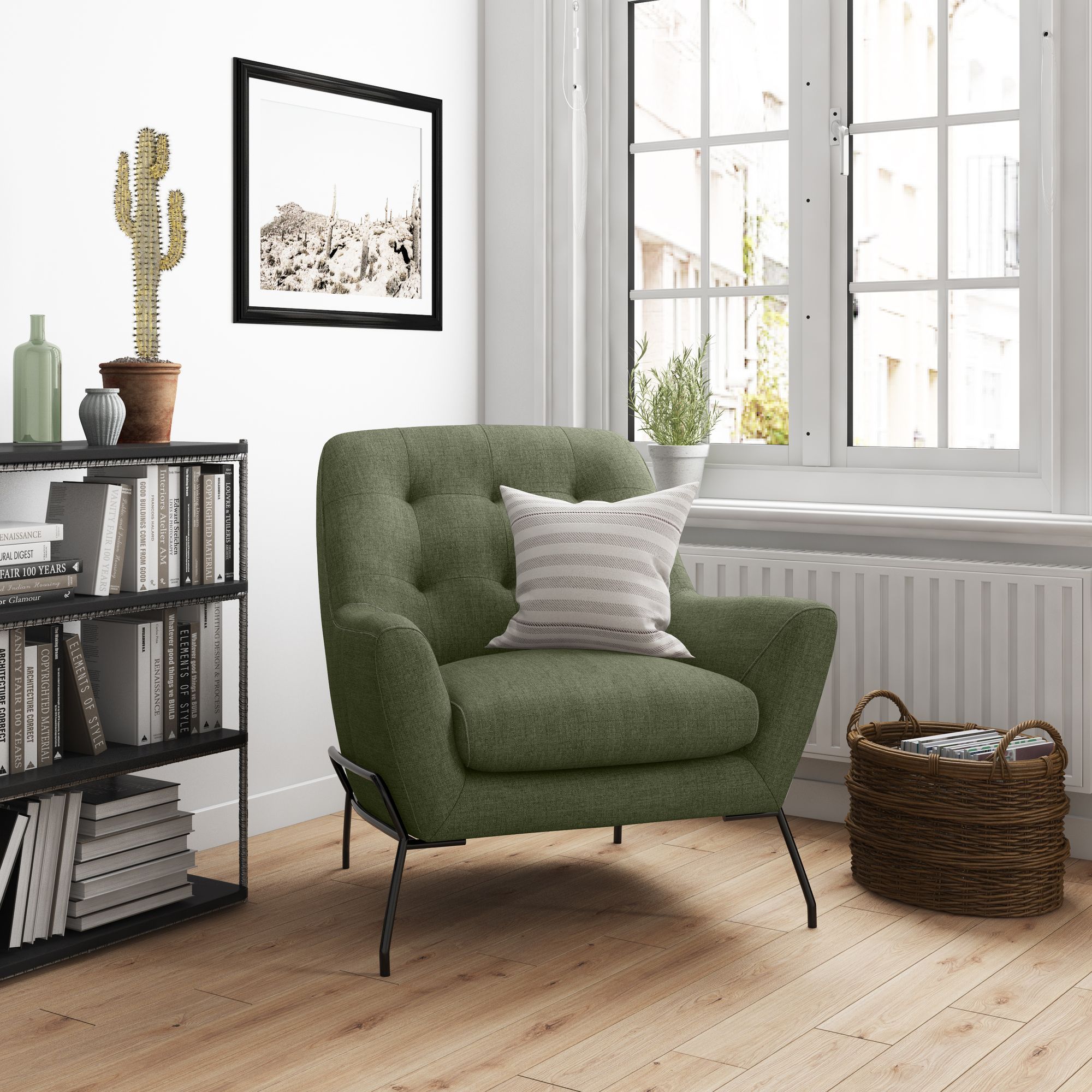 Dorel Living Nashville Modern Accent Chair -   17 sage green living room walls ideas