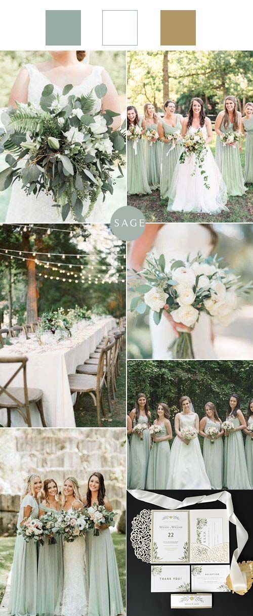17 sage green wedding party ideas