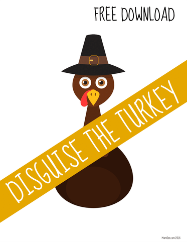 Turkey in Disguise Free Printable Template -   17 turkey disguise project template ideas