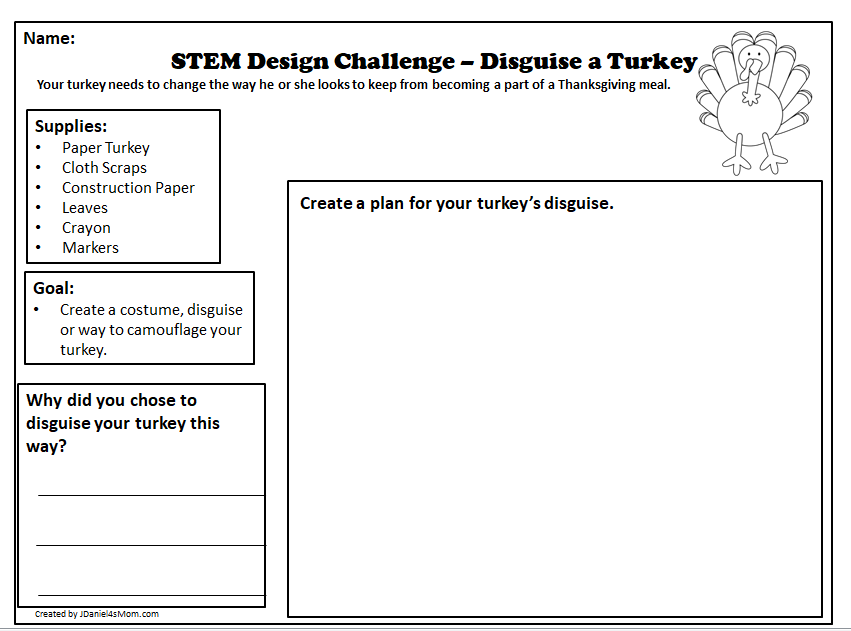 STEAM Turkey Disguise Project- Let's Make It A Unicorn -   17 turkey disguise project template ideas