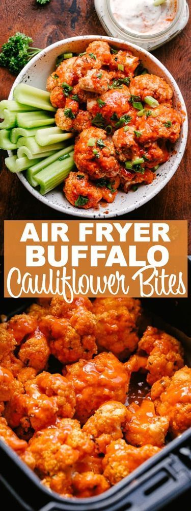 Air Fryer Buffalo Cauliflower Bites -   18 air fryer recipes chicken boneless wings ideas