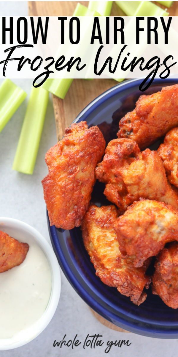 Air Fryer Chicken Wings (Frozen) -   18 air fryer recipes chicken boneless wings ideas