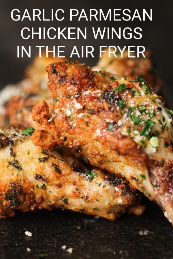 Garlic Parmesan Chicken Wings in an Air Fryer | Recipe in 2020 | Garlic parmesan chicken, Chicken wi -   18 air fryer recipes chicken boneless wings ideas