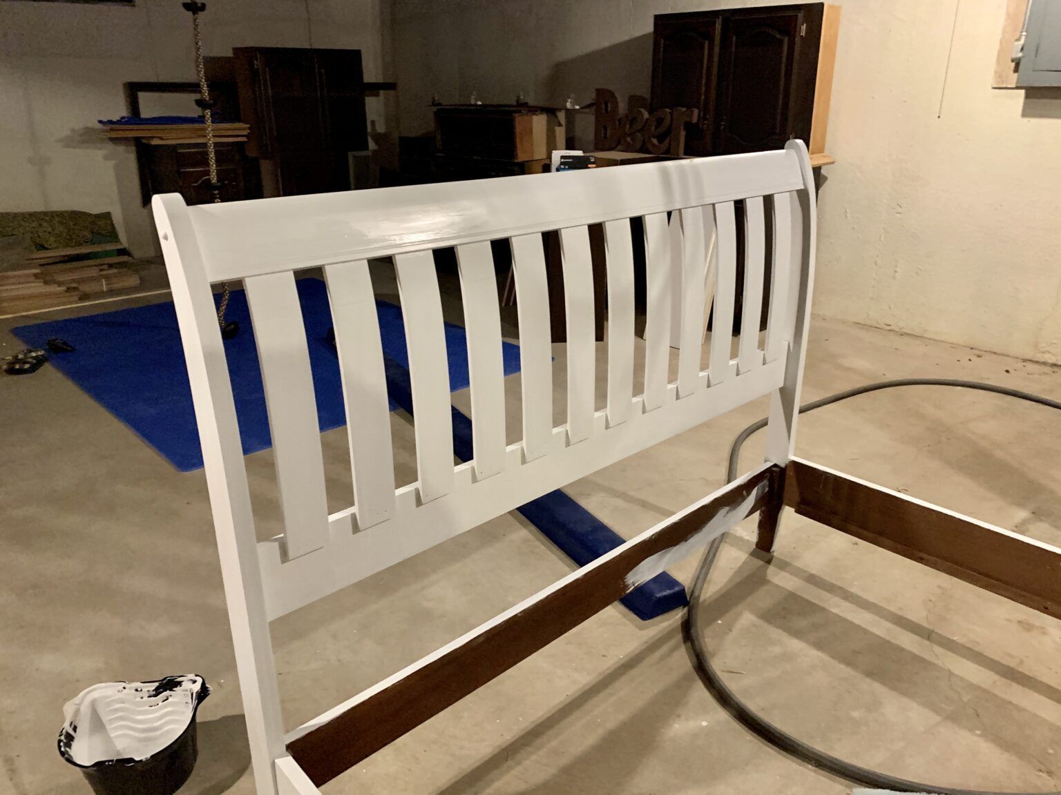 How to Paint A Bed Frame | DIY - Building Bluebird -   18 diy Bed Frame painting ideas
