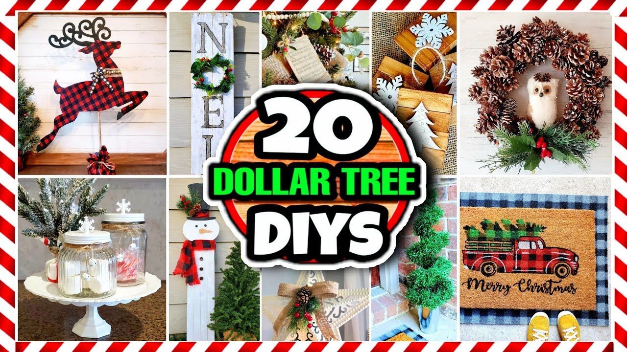 18 diy christmas decorations dollar tree 2020 ideas