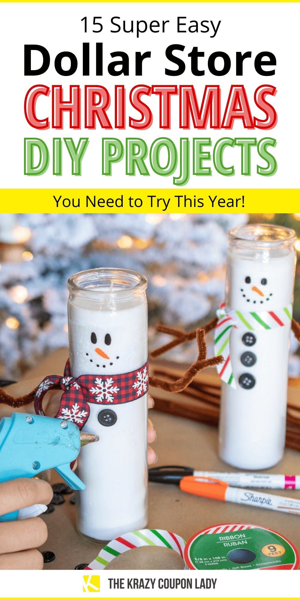 15 Dollar Store Christmas DIY Projects Anyone Can Do -   18 diy christmas decorations dollar tree 2020 ideas