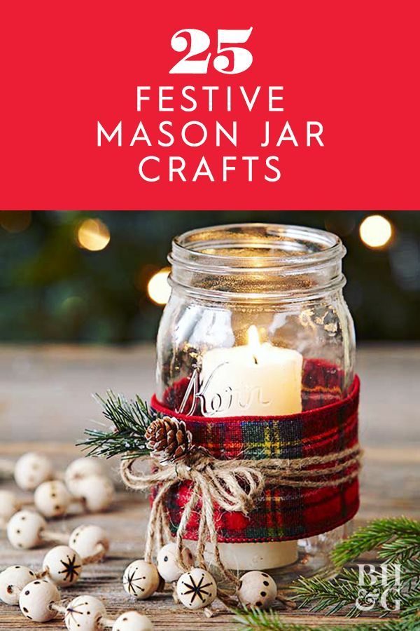25 Adorable Christmas Mason Jar Crafts You Can Make Today -   18 diy Christmas mason jars ideas
