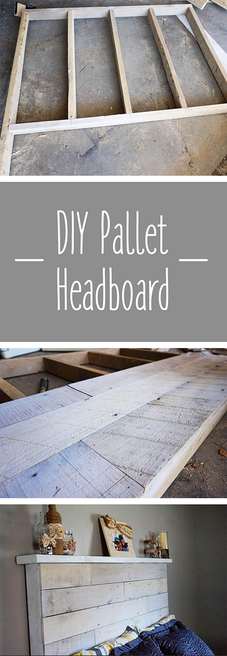 How to Make Your Own DIY Pallet Headboard -   18 diy Headboard pallet ideas