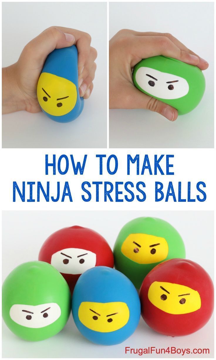 How to Make Ninja Stress Balls - Frugal Fun For Boys and Girls -   18 diy projects for kids boys ideas