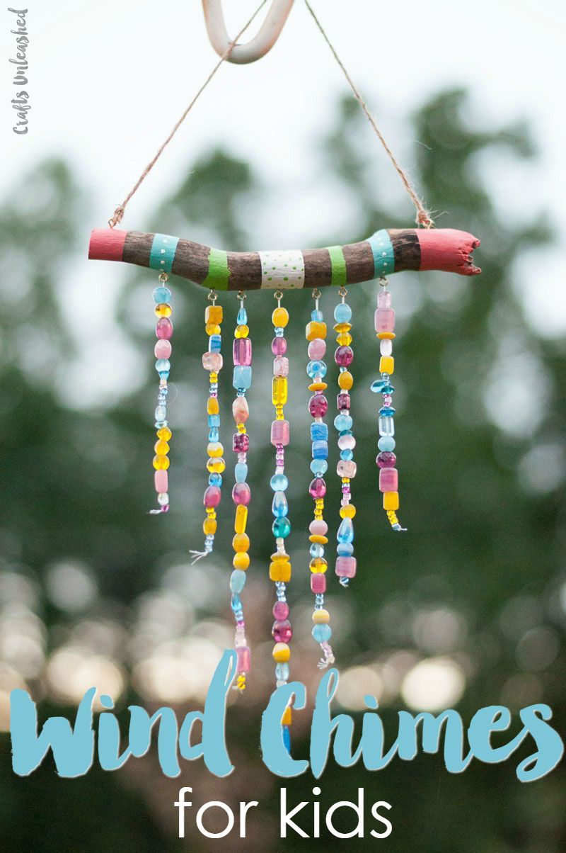 Beaded DIY Wind Chimes For Kids -   18 diy projects for kids boys ideas