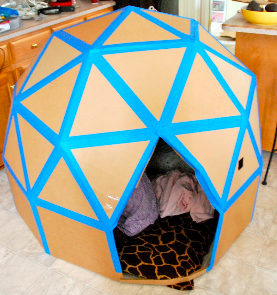 The Coolest Cardboard House EVER! -   18 diy projects for kids boys ideas