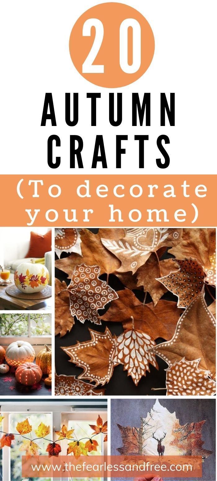 20 Stunning Autumn Crafts for Adults -   18 diy thanksgiving crafts for adults ideas