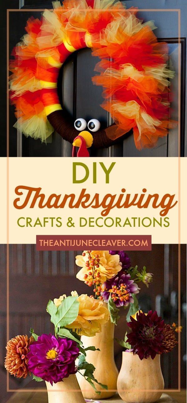 DIY Thanksgiving Decorations for Adults - Anti-June Cleaver -   18 diy thanksgiving crafts for adults ideas