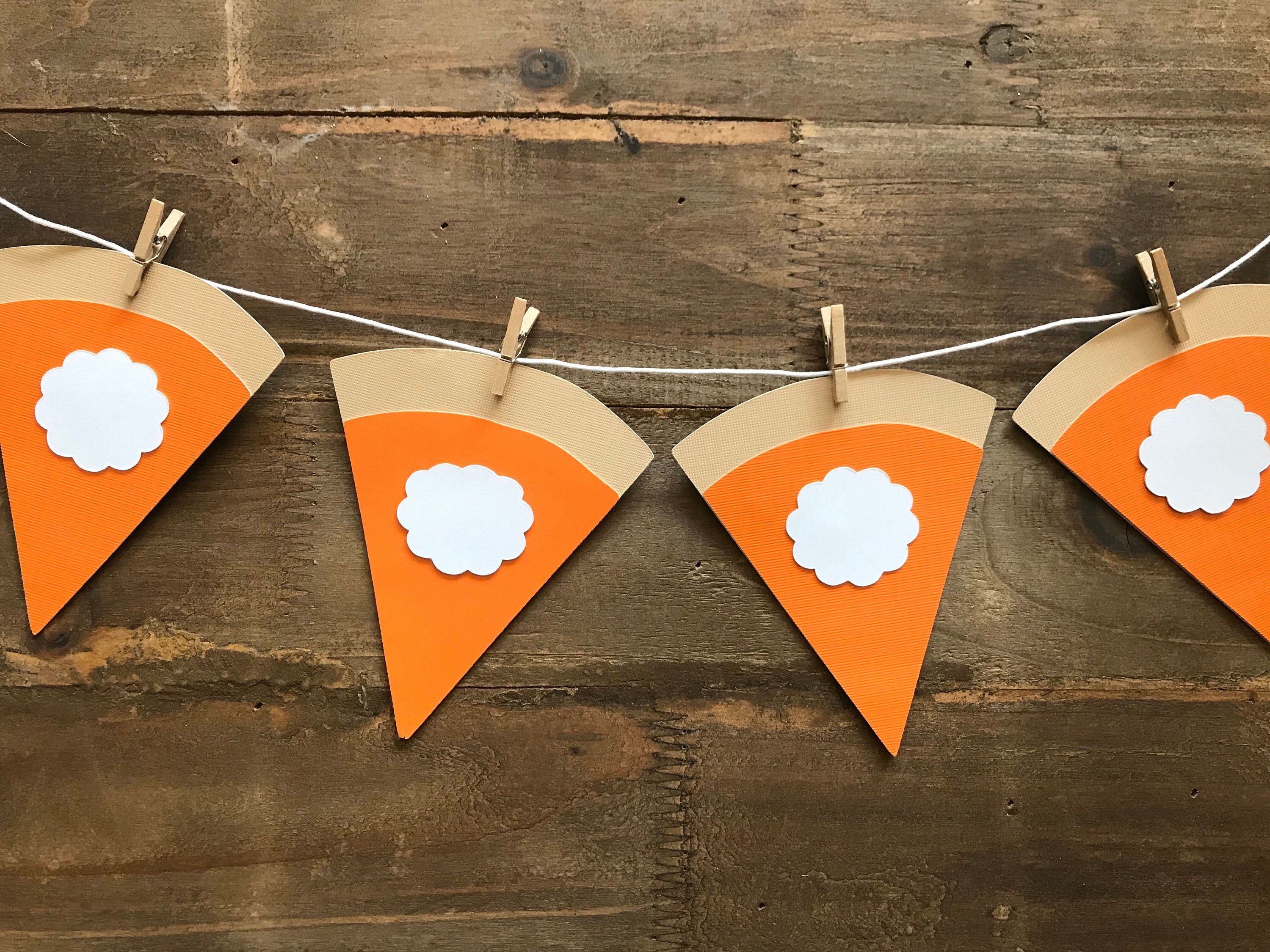 DIY pumpkin pie banner/friendsgiving sign/thanksgiving party -   18 diy thanksgiving crafts ideas
