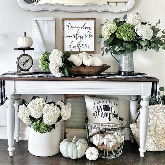 16 Fall Decor Ideas For Your Home - Blush & Pearls -   18 farmhouse decorations ideas